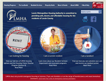 Tablet Screenshot of lmha.org